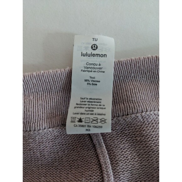 Lululemon Waterfall Oversized Drape Cardigan Wrap Viscose Cashmere One Size N21 - Picture 6 of 8